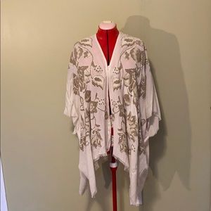 Lucky Brand Embroidered Shawl